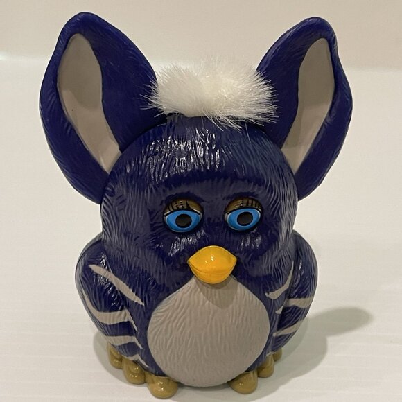 2005 Hasbro Furby Burger King Kids Meal Toy Promo Collectible Purple Gray - Picture 2 of 13